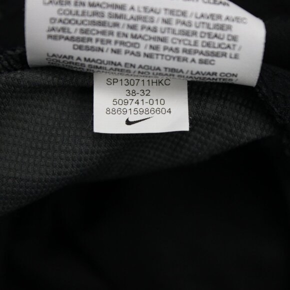 Nike Golf Pants Mens 38x32 Gray Tartan Plaid Tour Performance Dri-Fit Flat Front - Picture 12 of 13